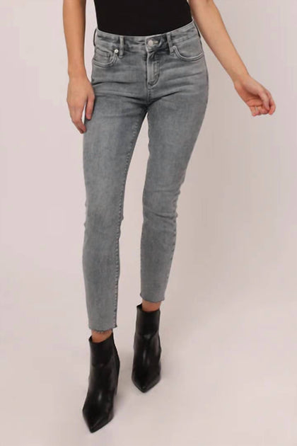 Dear John Denim Gisele Classic Mid Rise Skinny Jean Grey 26 2