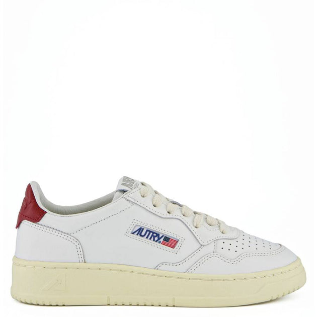 Autry Medalist Low-Top Sneakers White Brown US 10 3