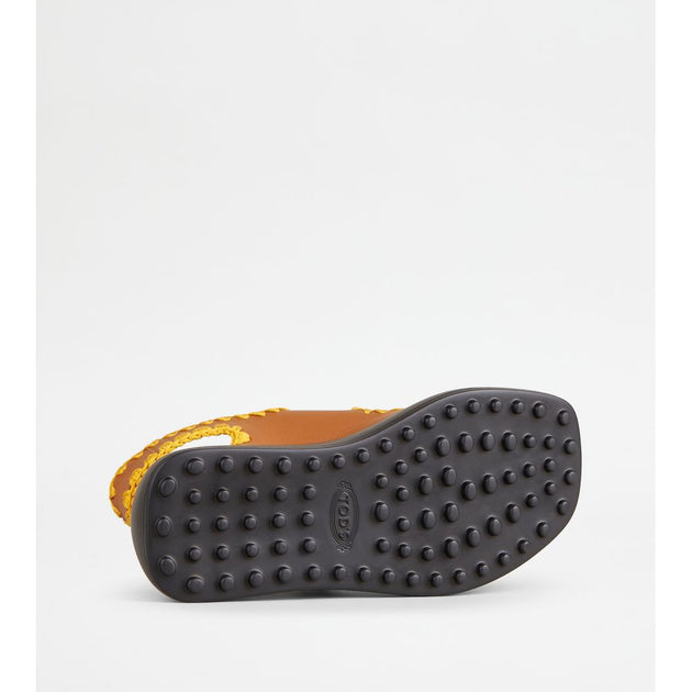 TOD's Double Strap Sandals Brown 36.5 4