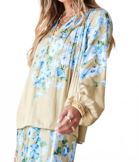 Current Air Maeve Floral Long Sleeve Top Multi XL 3