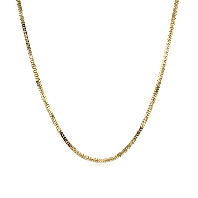 FASHNZFAB Milano Chain Yellow Gold 1.10mm US 18 3