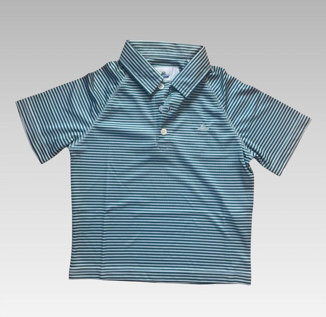 Southbound Boys Striped Polo Shirt Red/Black US 2T 2
