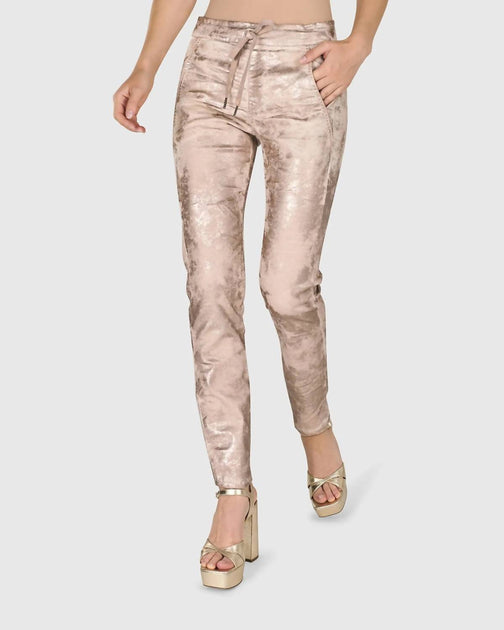 ALEMBIKA Iconic Stretch Jeans Beige US 10 3