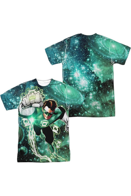 Gildan Green Lantern Galactic Hal T-shirt en Polyester Manches Courtes Vert Medium 2