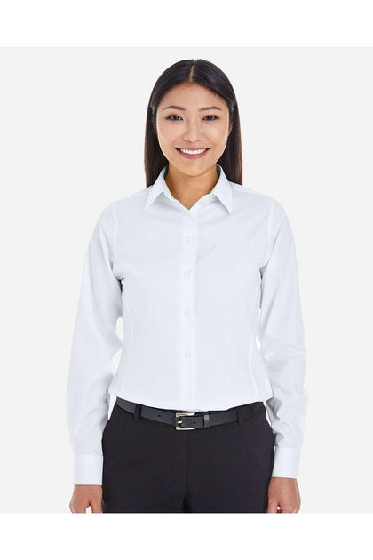 Devon & Jones Crown Collection Royal Dobby Dress Shirt White XLarge 2