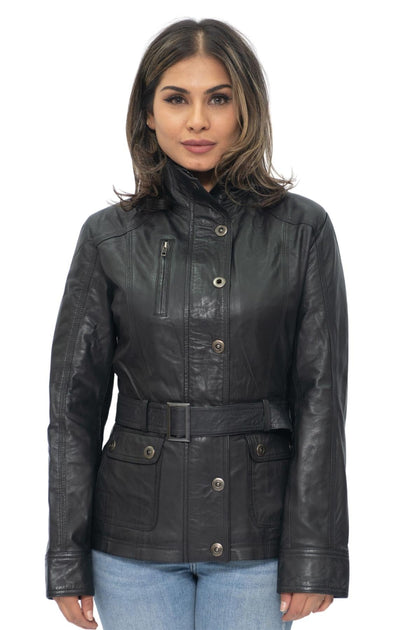 Infinity Phoenix Leather Jacket Black Large 2