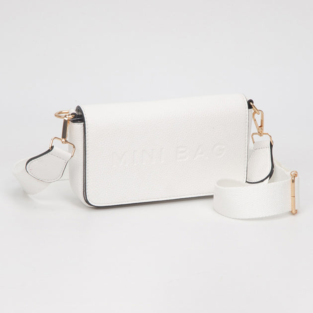 FASHNZFAB Mini Crossbody Bag White One Size 4