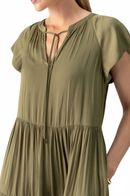Sanctuary Modern Babydoll Dress Green Large 4
