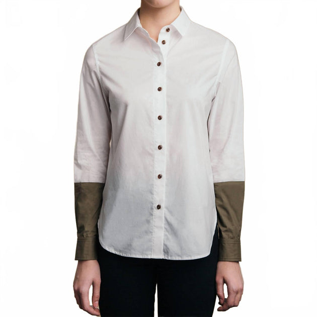 Thirteen Seven Hand Dipped Shirt Blanc Medium 5