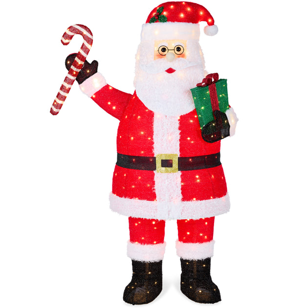 Best Choice Products Beleuchteter Pop-Up Weihnachtsmann, 152 cm 2
