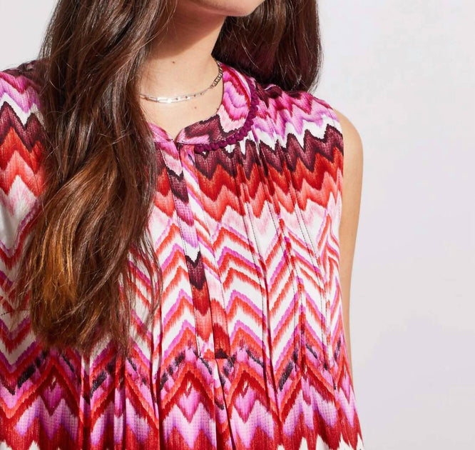 TRIBAL Sleeveless Blouse Pink Large 4
