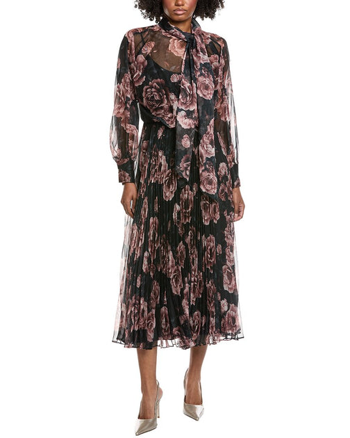 Michael Aram Mikael Aghal Print Midikleid Beige Multicolor US 8 2