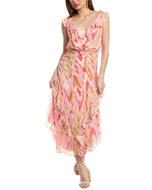 Ramy Brook Anika Maxi Dress Pink US 0 2