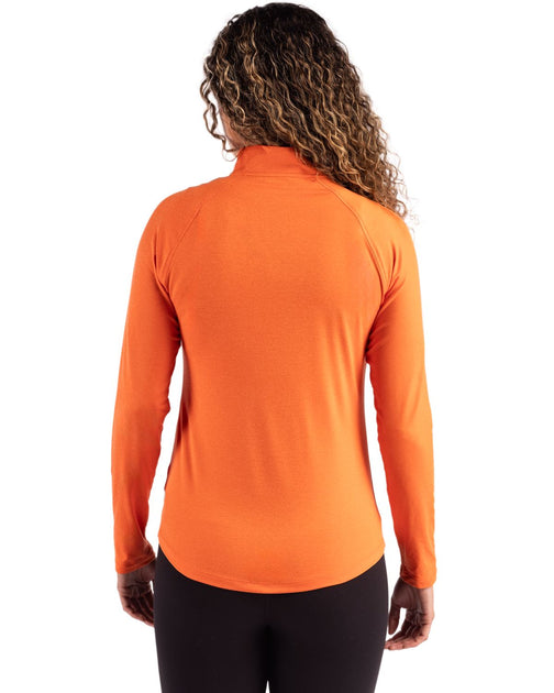 Cutter & Buck Coastline Epic Comfort Women's Quarter Zip Multi Small 3