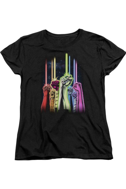 Gildan Green Lantern Rainbow Corps T-Shirt Black Large 2