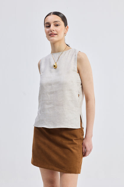 Reistor Boat Neck Top White Medium 4