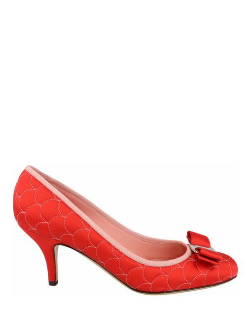 Salvatore Ferragamo Carla 70 Pumps Orange US 6 2