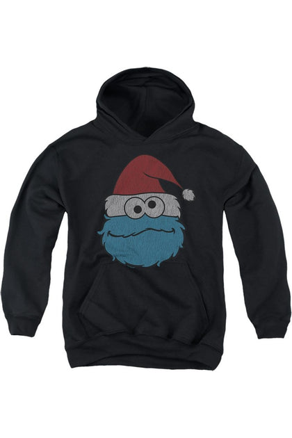 Gildan Sesame Street Cookie Monster Sweat à Capuche Noir Large 2