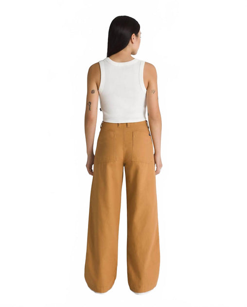 Vans Arroyo Wide Leg Cargo Pants Brown Sugar 32 4