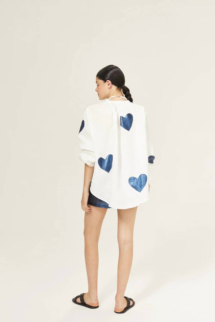 lanhtropy Cupid Linen Shirt Off-White XSmall 4