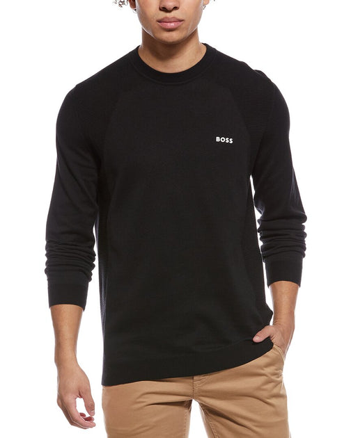 Hugo Boss Momentum Crewneck Sweater Black Large 2