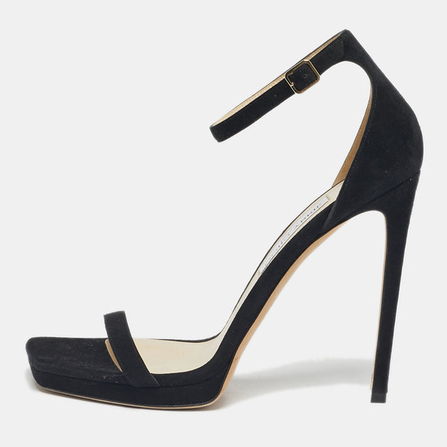 Jimmy Choo Alva Sandals Black EU 41 2