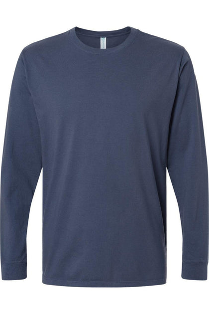 SoftShirts Long Sleeve T-Shirt Blue Medium 2