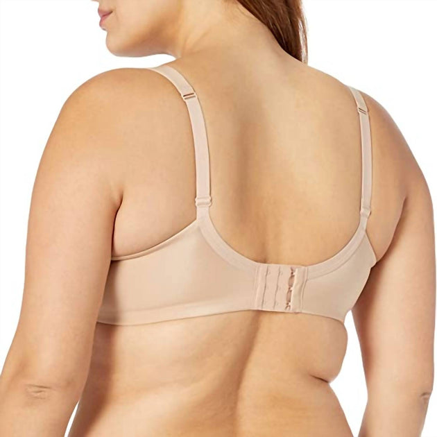Curvy Couture Everyday Glamour Unlined Bra Beige 40C 3