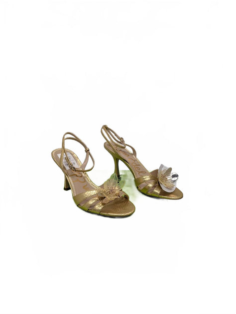 Sam Edelman Joanna Heel Gold US 6.5 3