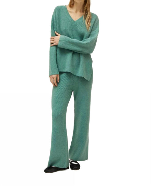 Compania Fantastica V-Neck Sweater Green Medium 4