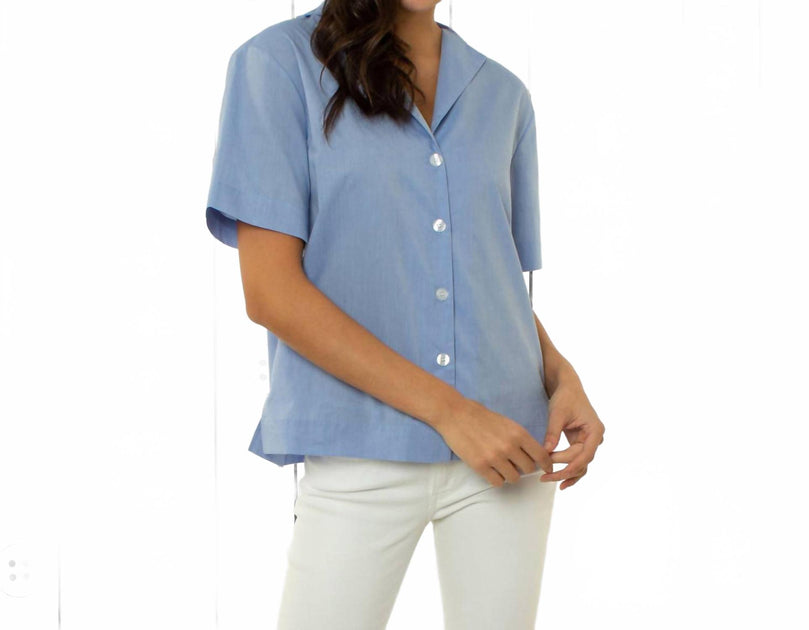 Thirteen Seven Fancy Bowler Shirt Blue Small 2