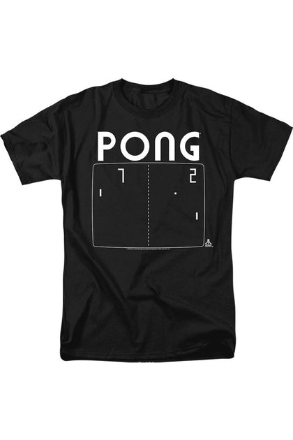 Gildan Atari Pong Screen Short Sleeve Tee Black XXL 2
