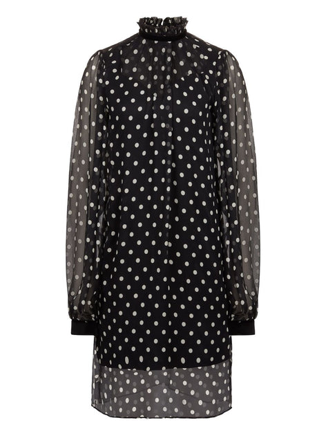 Nina Ricci High Neck Mini Dress Black EU 42 2