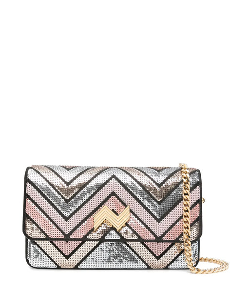 Missoni Textured Woven Bag Silver 2