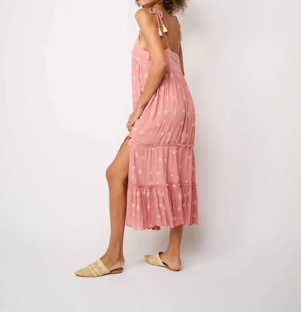 Z & L Glare Maxi Dress Pink Medium 3