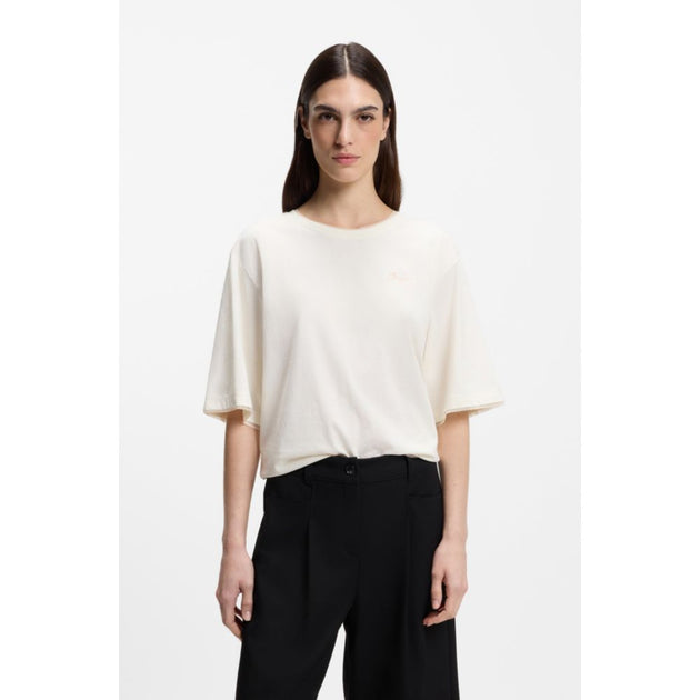 Boss Mesh-insert T-Shirt weiß Small female 4