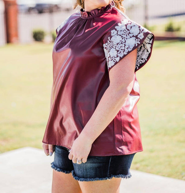 Layerz Clothing Northgate Top Red Large 3