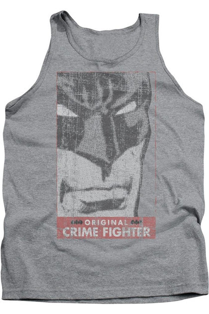 Gildan Batman Original Crime Fighter Tank Top Grey XL 2