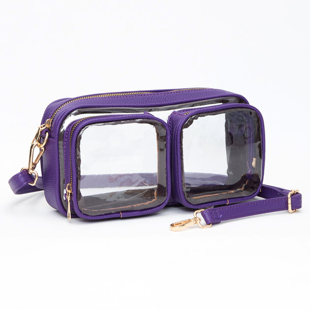 FASHNZFAB Crossbody Bag Clear One Size 5