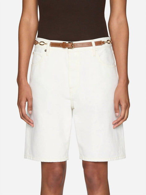 FRAME The Leisure Short Weiß 27 2