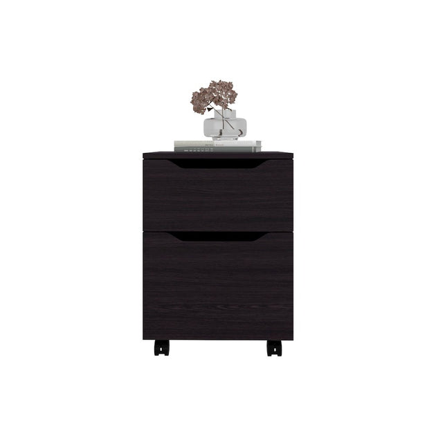 Depot E-Shop Keota Nightstand Black 2
