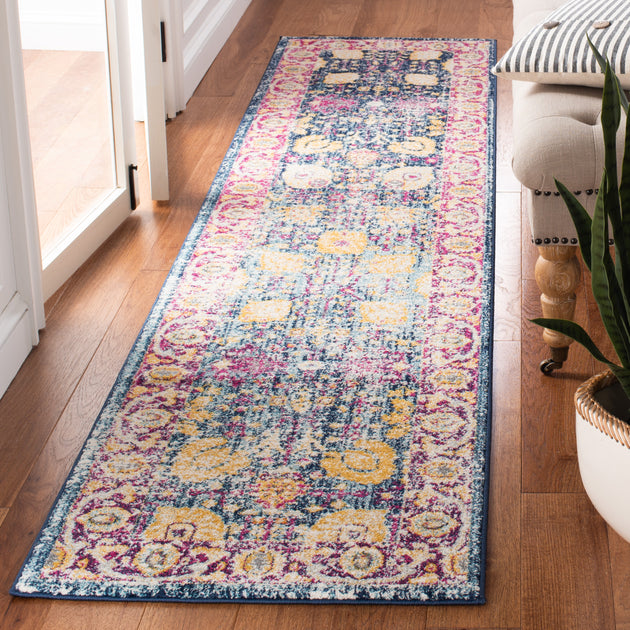 Tapis Safavieh Granada Bleu/Fuchsia 3