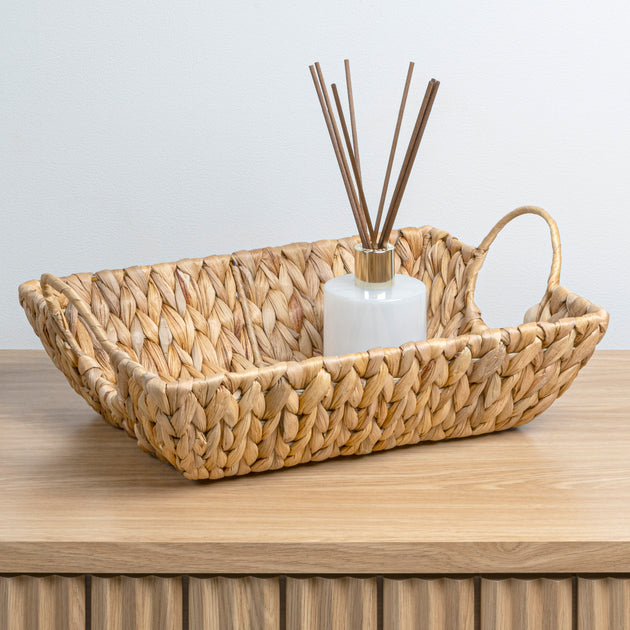 happimess Rowan Rectangular Decorative Basket Tray Set of 3 Natural 2