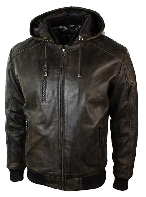 TruClothing Quilted Bomber Jacket Green Large 2
