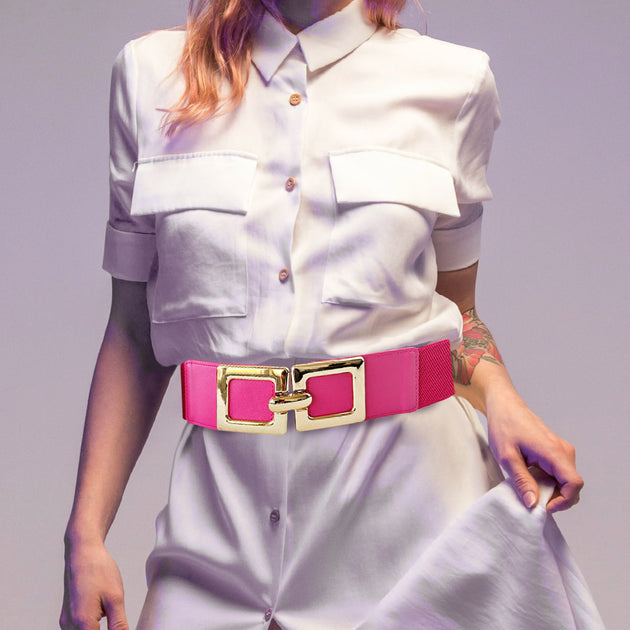 FASHNZFAB Elastic Belt Black One Size 3