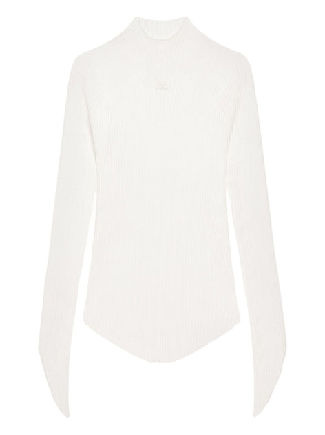 Courrèges Long-Sleeved Top White XSmall 2