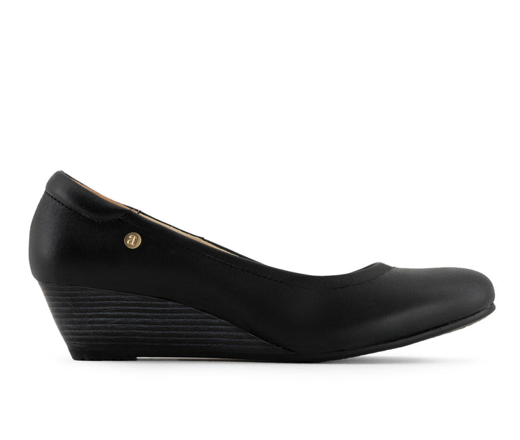 Andrea 62604 Women's Wedge Loafers Black US 6 4