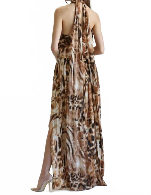 Blithe Maxi Dress Brown Large 3