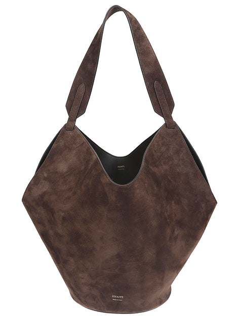 Khaite Lotus Small Tote Brown 2