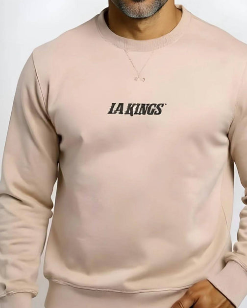 LA Kings Highland Crew Sweatshirt Beige XLarge 3